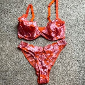 Savage x fenty bra and panty